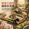 Cross-border magnetic snake remote control car swallowing engineering vehicle toy children's parent-child interactive game remote control toy full image
